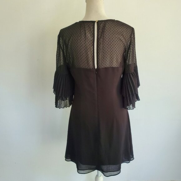 Keepsake the Label Horizons Dotted Black Mini Dress - Picture 7 of 11